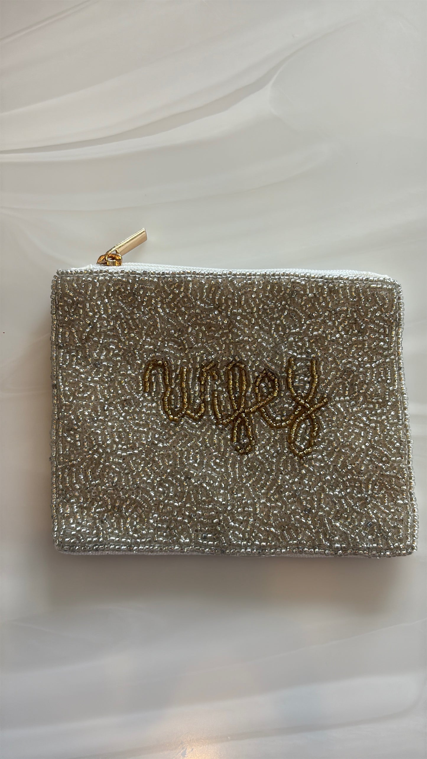 "WIFEY" Beaded Pouch